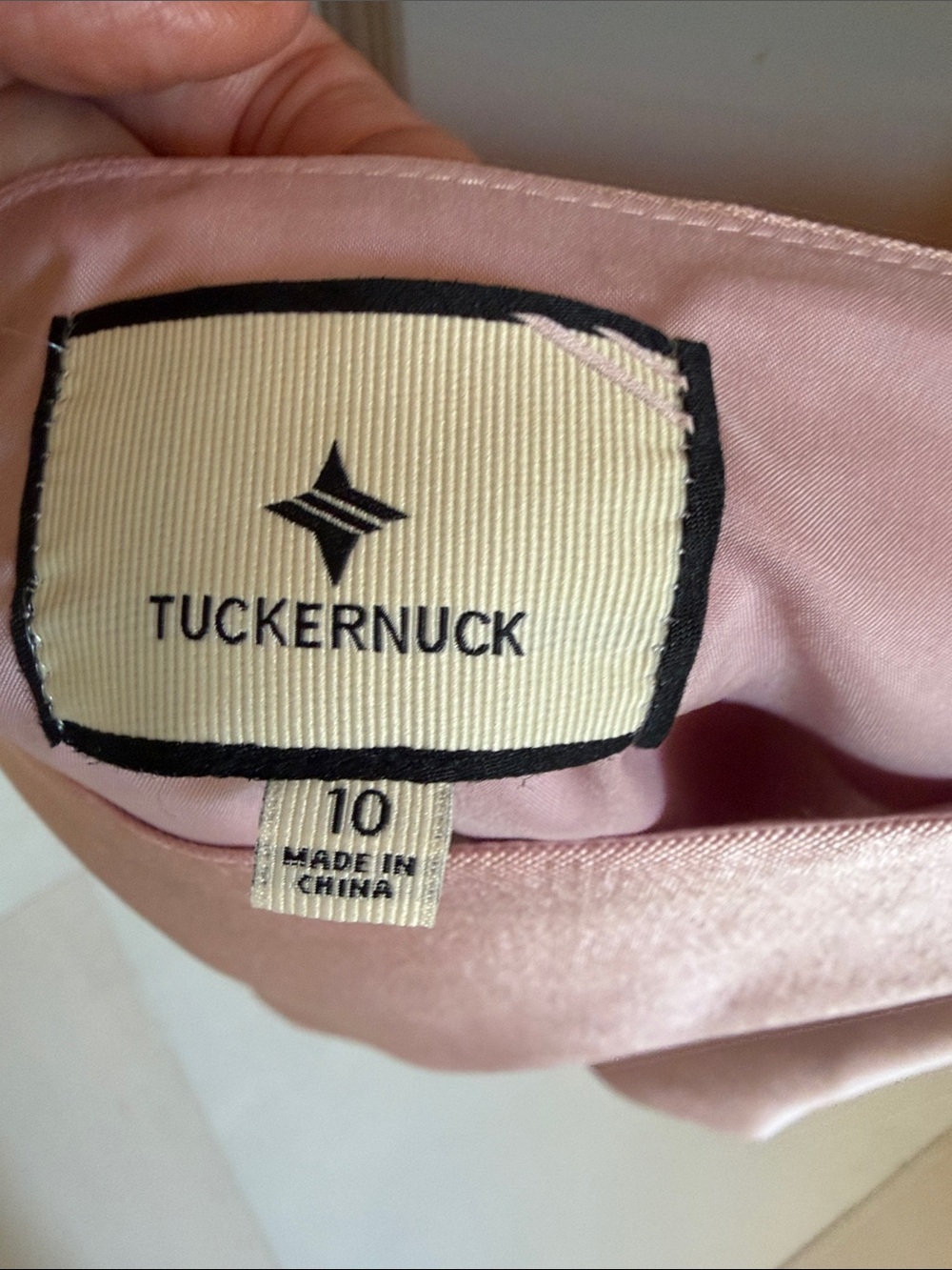 Tuckernuck Pale Pink Short Sleeve Top & Matching Skirt Set - Picture 3 of 8